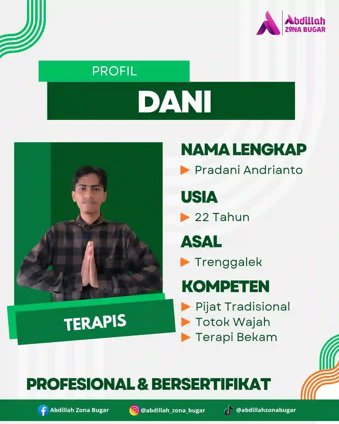 Pradani Andrianto - Terapis