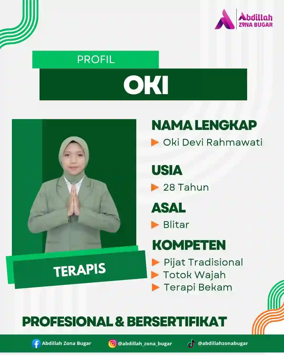 Oki Devi Rahmawati - Terapis